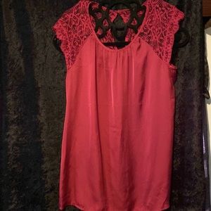 🩷 Lace Merlot Top 🩷